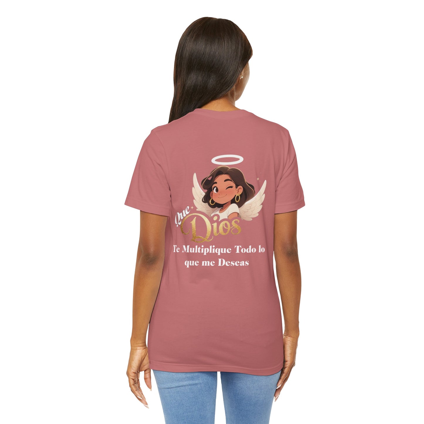 Spanish Faith Unisex Tee - Que Dios te multiplique todo lo que me deseas