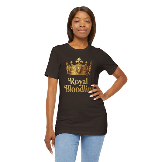 T-Shirt - Royal Bloodline Gold Crown African Tribal Tee