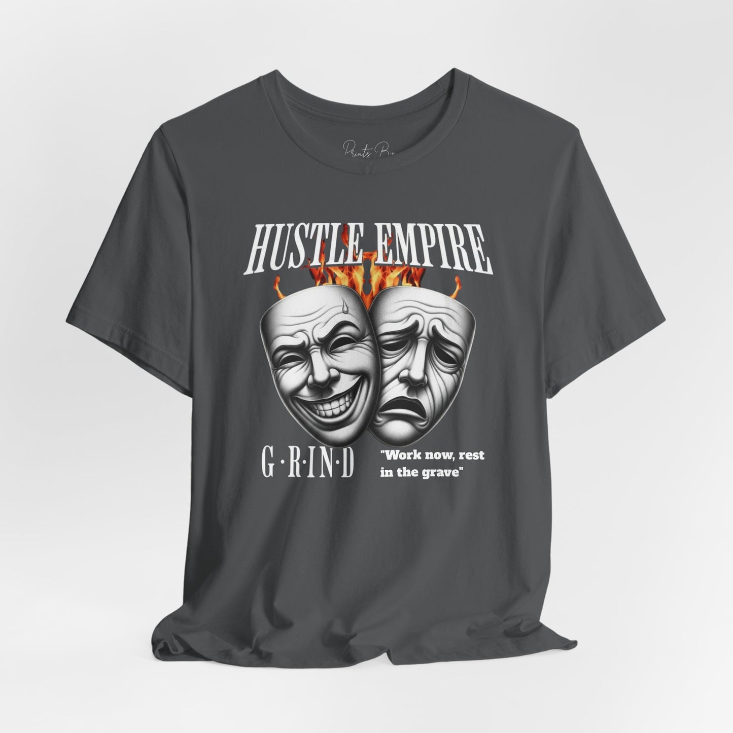 Hustle Empire Graphic Tee, Motivational T-Shirt, Unisex Short Sleeve Shirt, Streetwear Apparel, Gift for Entrepreneurs