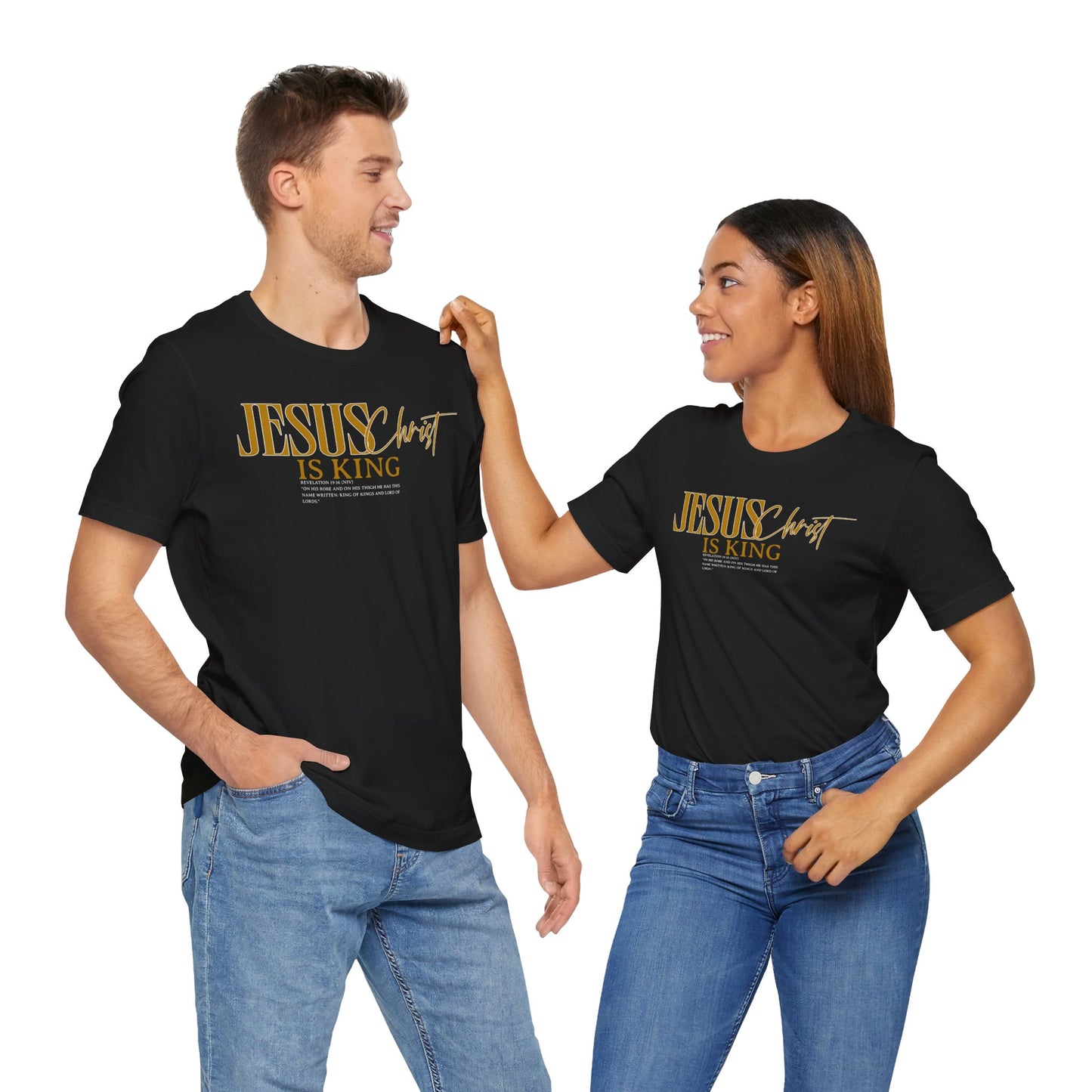 Jesus Christ is King Unisex Tee | Faith-Based T-Shirt for Inspirational Wear, Gift for Christians, Church Events, Casual Outfits, [...]