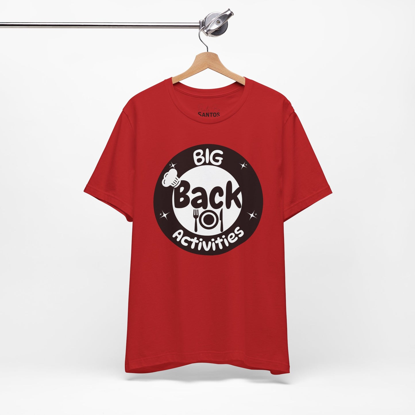 Big Back Activities Tee, Fun Casual Shirt, Family Game Night T-Shirt, Perfect for Gatherings, Unisex Jersey Tee