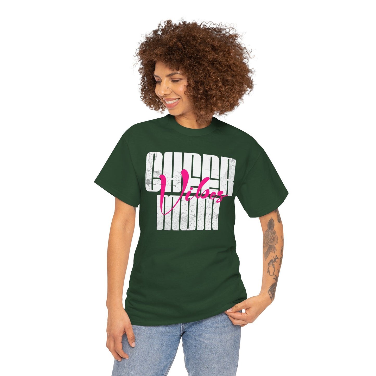 Unisex Heavy Cotton Tee with Bold Super Mom Design - Perfect Gift for Mother's Day, Casual Wear, Family Gatherings, Moms Night Out, [...]