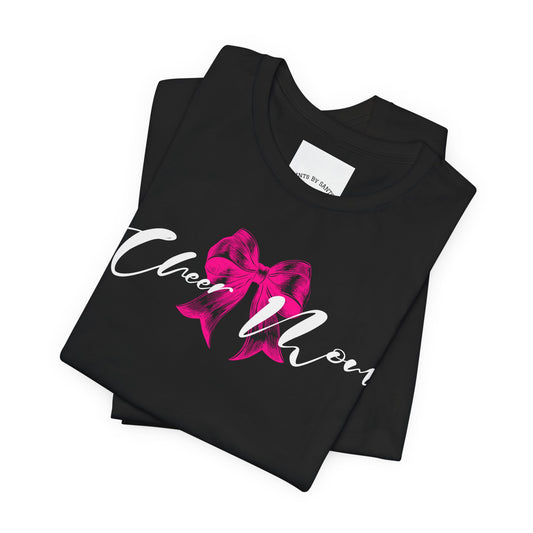 Cheer Mom Short Sleeve Tee | Perfect for Game Days, Sports Events, Mother's Day Gift, Stylish Casual Wear, Supportive Fan Shirt