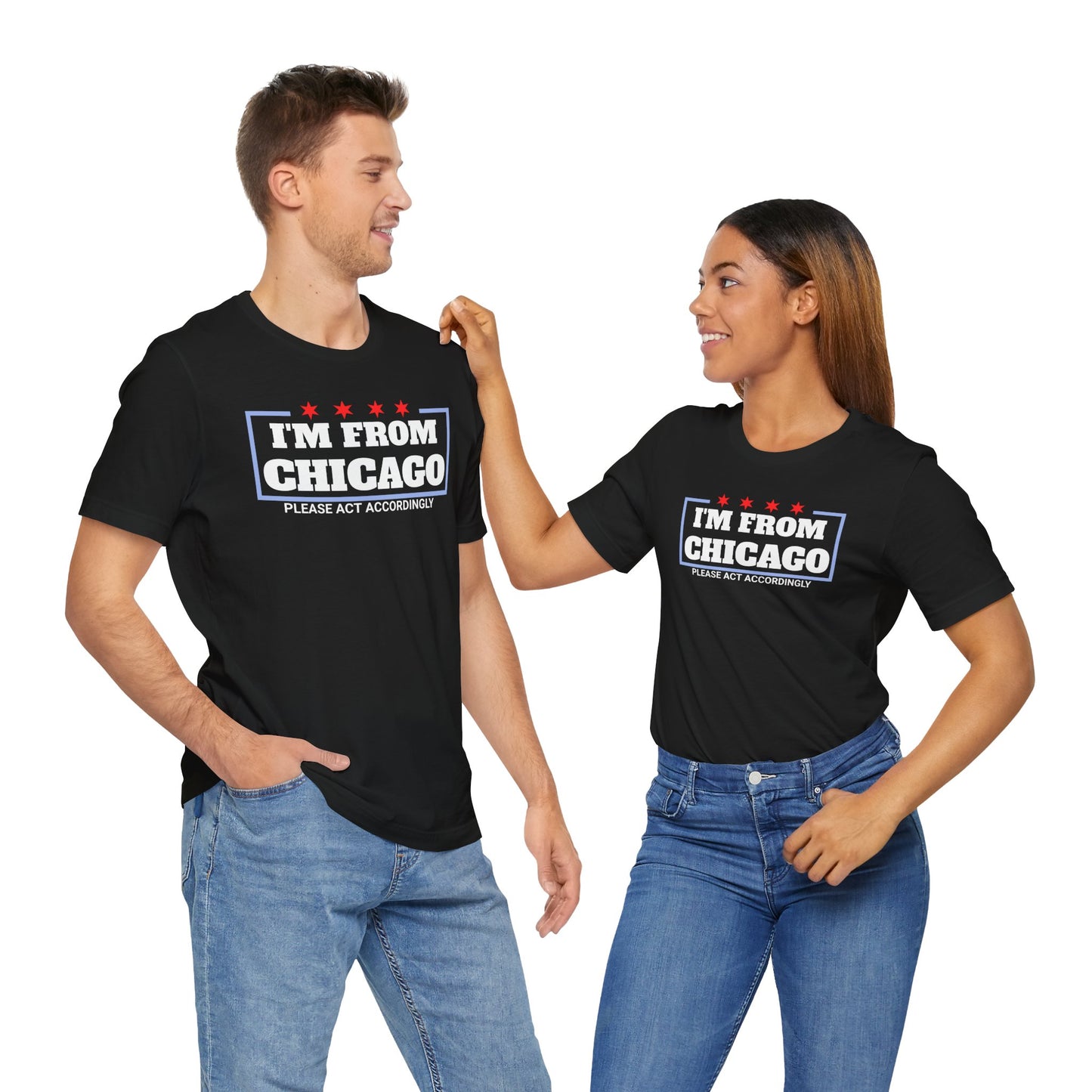 Chicago Pride Unisex T-Shirt, Casual Wear, Gift for Chicago Lovers, Statement Tee for Events, Comfortable Everyday Fashion