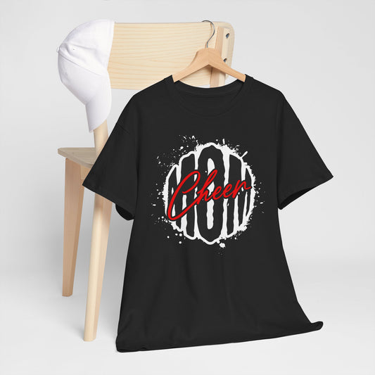 Cheer Unisex Heavy Cotton Tee | Motivational Shirt, Gift for Sports Fans, Casual Wear, Birthday Present, Cheerleading Apparel