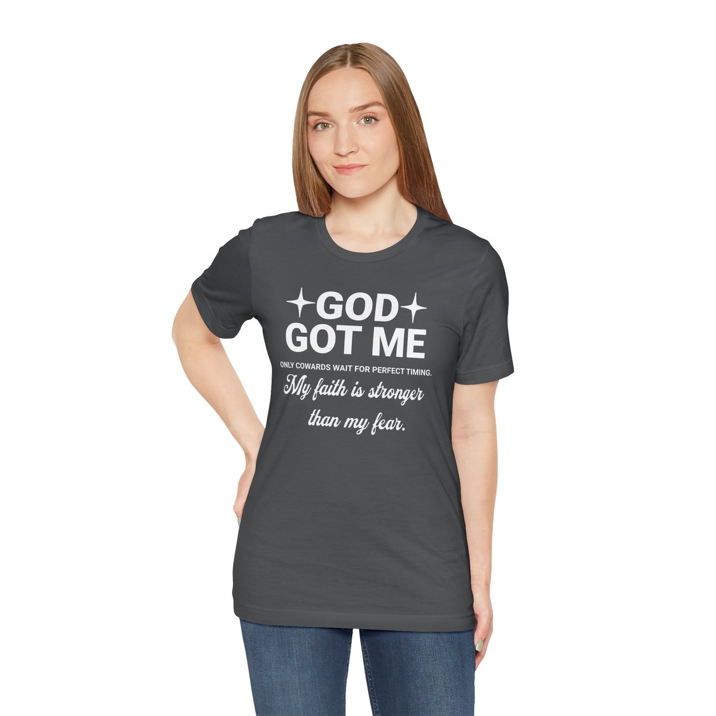 God Got Me Inspiring Faith Tee, Unisex Motivational Shirt, Christian Gift, Everyday Wear, Faith-Based Apparel