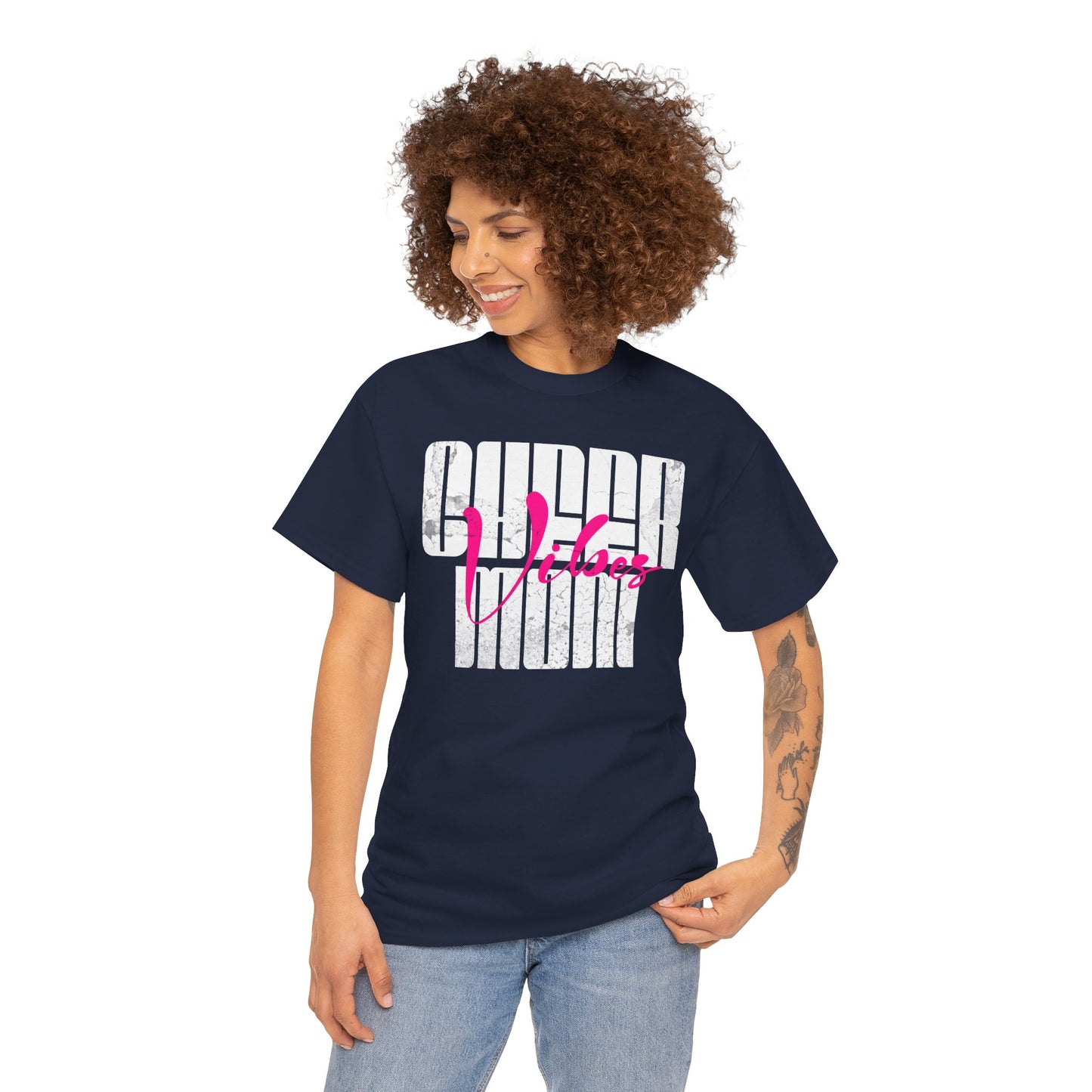 Unisex Heavy Cotton Tee with Bold Super Mom Design - Perfect Gift for Mother's Day, Casual Wear, Family Gatherings, Moms Night Out, [...]