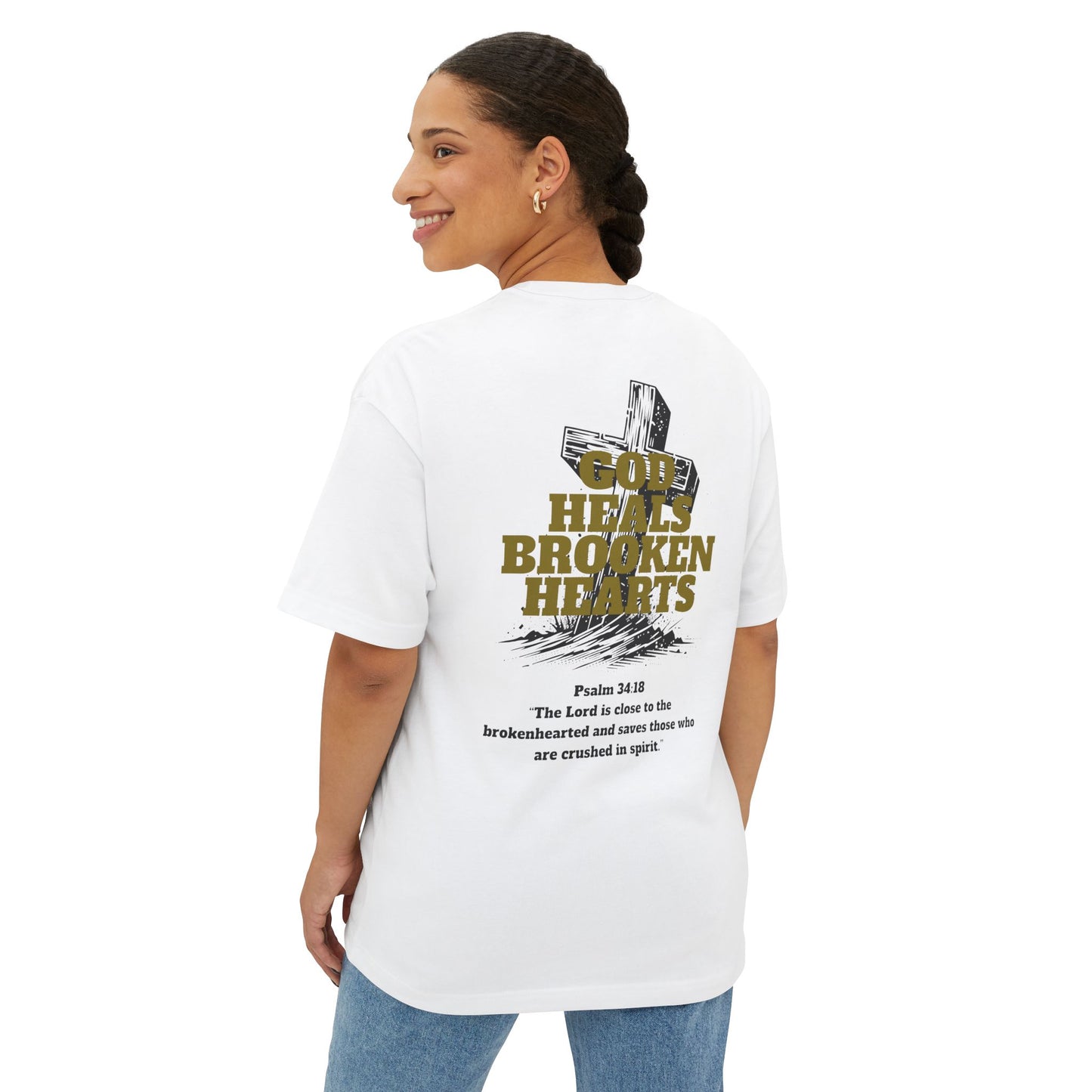 Unisex Oversized Tee - Inspirational Graphic Shirt for Faith and Hope, Comfortable Casual Wear, Christian Gift, Bible Verse Tee, Every [...]