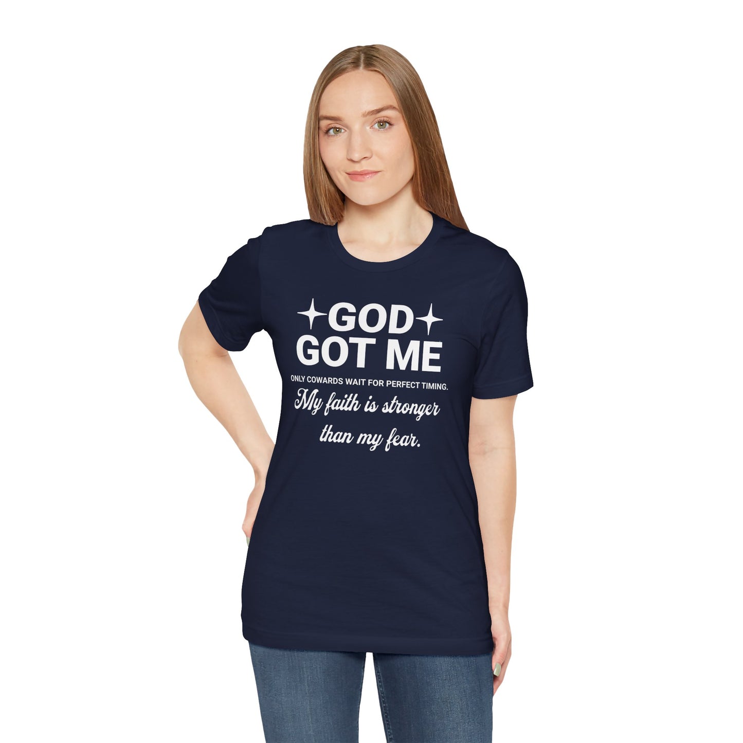 God Got Me Inspiring Faith Tee, Unisex Motivational Shirt, Christian Gift, Everyday Wear, Faith-Based Apparel