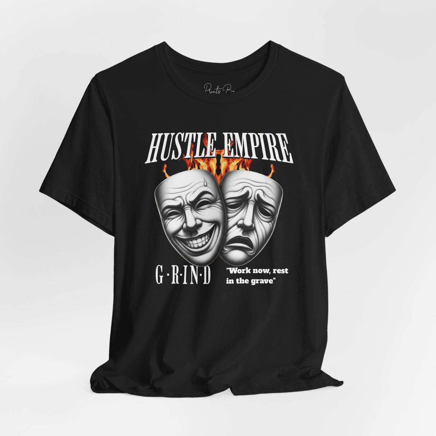 Hustle Empire Graphic Tee, Motivational T-Shirt, Unisex Short Sleeve Shirt, Streetwear Apparel, Gift for Entrepreneurs
