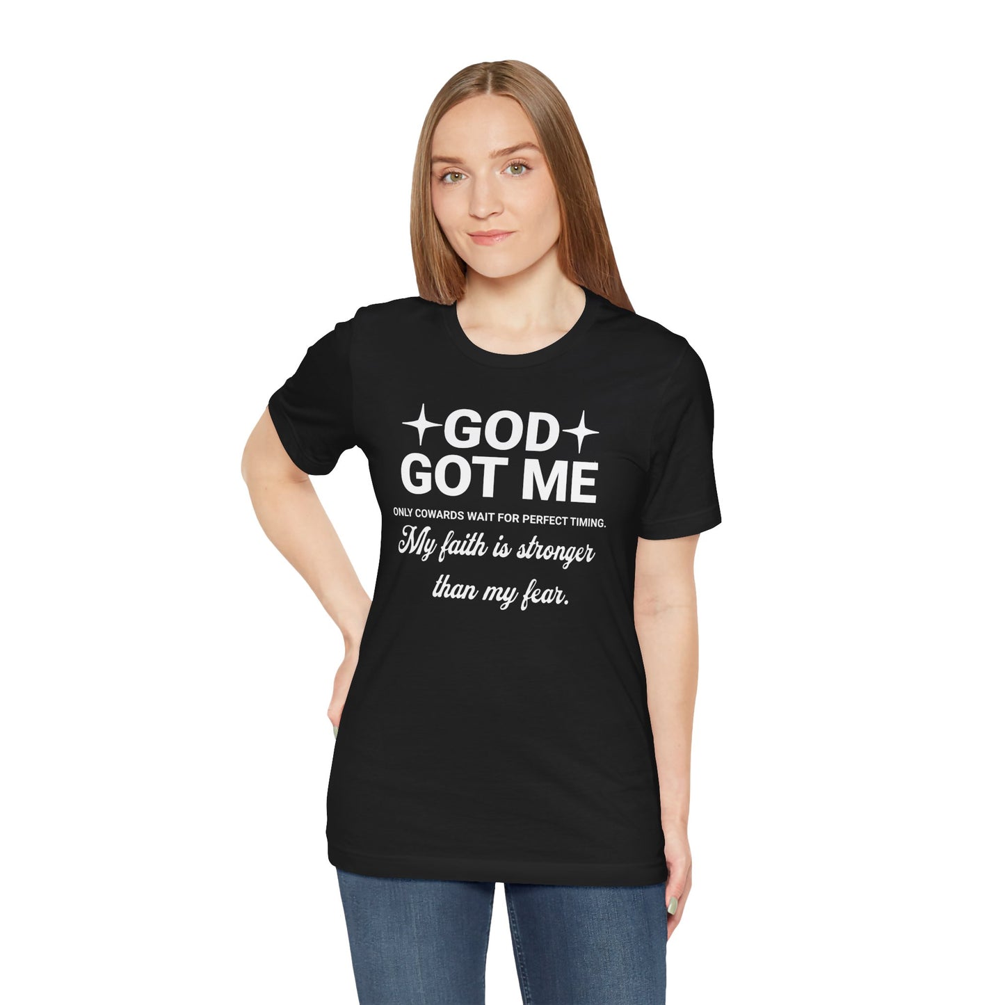 God Got Me Inspiring Faith Tee, Unisex Motivational Shirt, Christian Gift, Everyday Wear, Faith-Based Apparel
